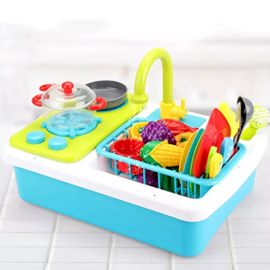 اسباب بازی سینک ظرفشویی کودک همراه با اجاق گاز بزرگ FIVESTAR TOYS LERNING FUN _اسباب بازی لوازم خانگی